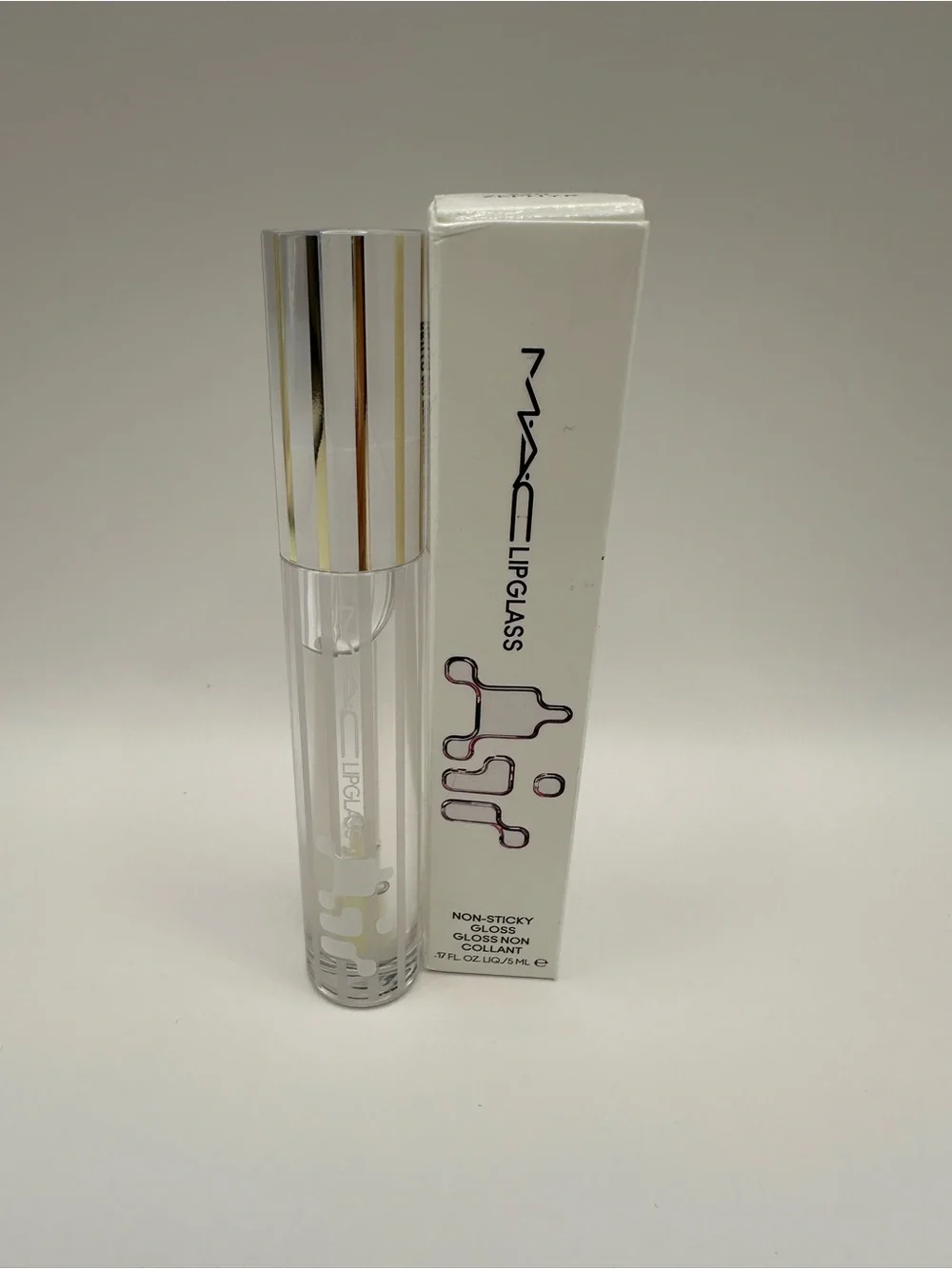 MAC Lipglass Lip Gloss — Clear / Transparent Shine